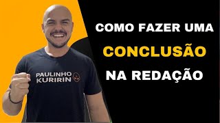 Como fazer uma conclusão