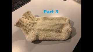 Crafts with needle and thread - how to knit toe-up-socks - Part 3 - Socken von der Spitze stricken