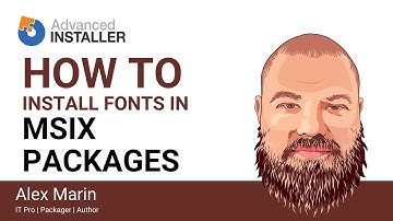 MSIX Fonts - How to install fonts in an MSIX package?