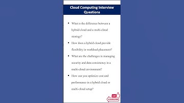 Important Cloud Computing Interview Questions | Interview Preparation #cloudcomputing
