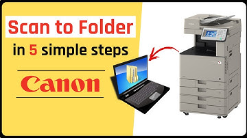 Part 3/4- Scan to folder Configuration in 5 simple steps (How to install CANON copier on a Network)