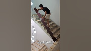 Installing Support Pads for Stair Finishing 🏠