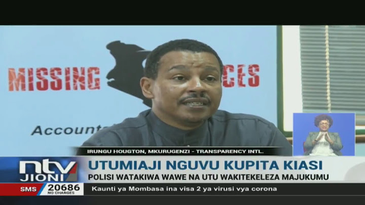 Watetezi wa haki za binadamu washutumu polisi kwa kutumia nguvu kupita kiasi