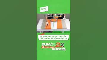 Sự khác biệt khi thi công của tấm thường và tấm xi măng xịn DURAflex 2X