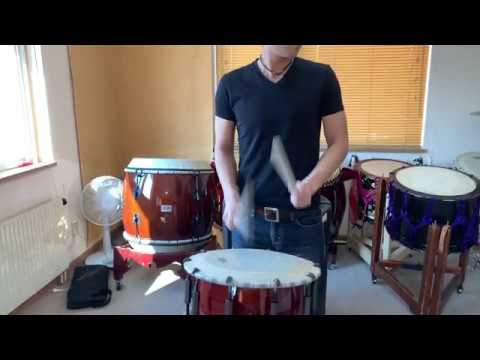 No.6 Wadaiko Lesson【締太鼓速打ち練習②】 - YouTube