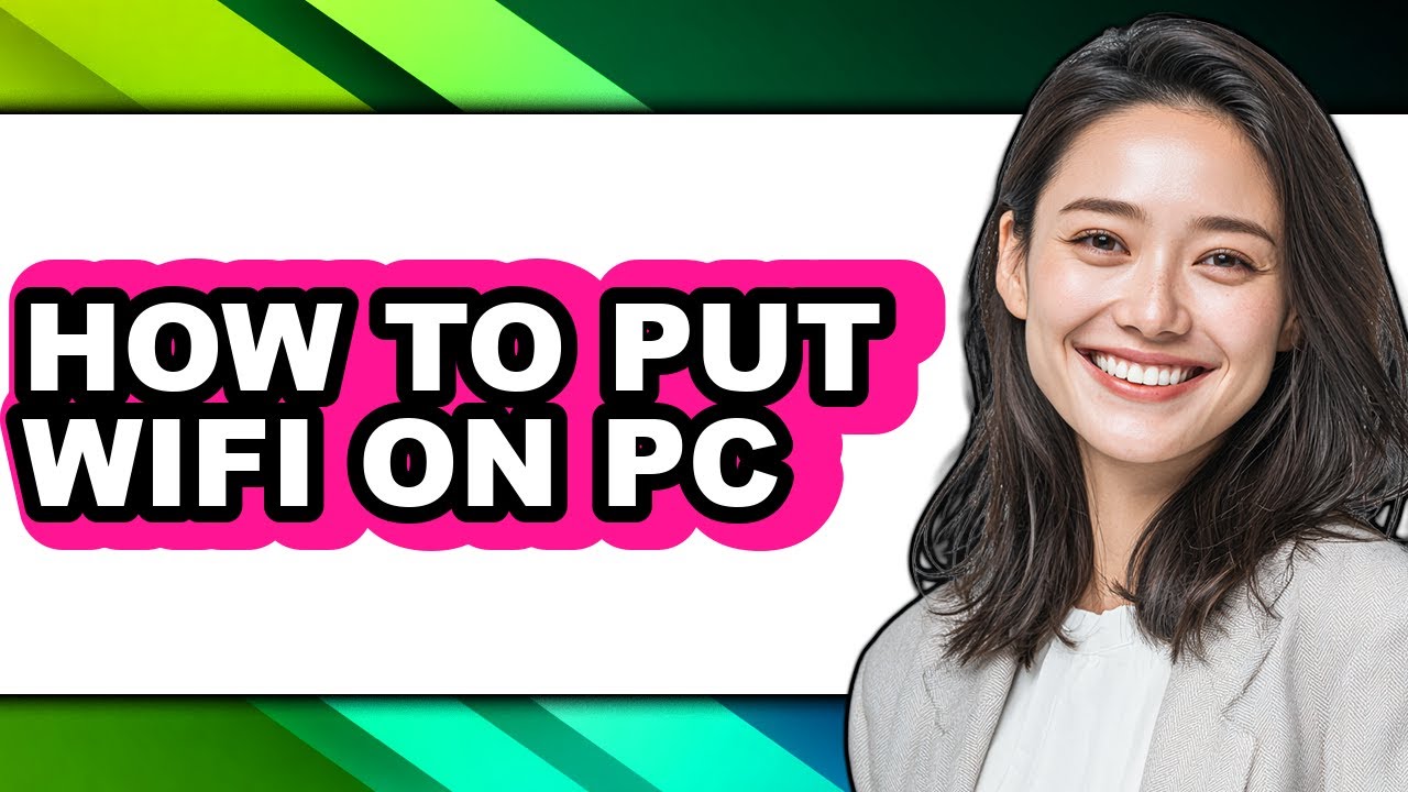 How to Put Wifi on Pc (only Way) - YouTube