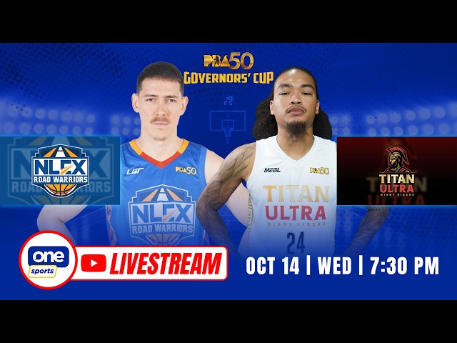 LIVE: NLEX vs TITAN ULTRA | PBA SEASON 50 GOVERNORS’ CUP | OCT 14, 2026