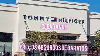 Tour na Tommy Hilfiger CLEARANCE, A Loja MAIS BARATA da Tommy em Orlando