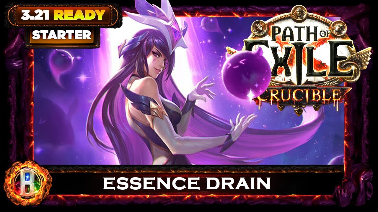 [PoE 3.21] CRUCIBLE LEAGUE: ESSENCE DRAIN OCCULTIST - PATH OF EXILE CRUCIBLE - POE BUILDS