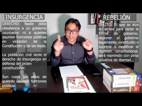 ¿INSURGENCIA O REBELIÓN? 🤔 ¿QUÉ ES EL DERECHO DE INSURGENCIA Y CÓMO DE EJERCE? 🙋‍♂️🙋‍♀️