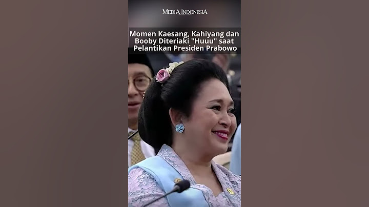 Momen Kaesang, Kahiyang dan Booby Diteriaki "Huuu" saat Pelantikan Presiden Prabowo