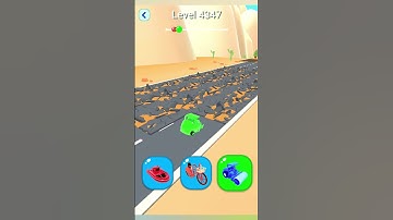 🔥 Shape - Shifting & Transform The Character 👀 Level - 4347 #shapeshifting #gameplay #shorts #viral