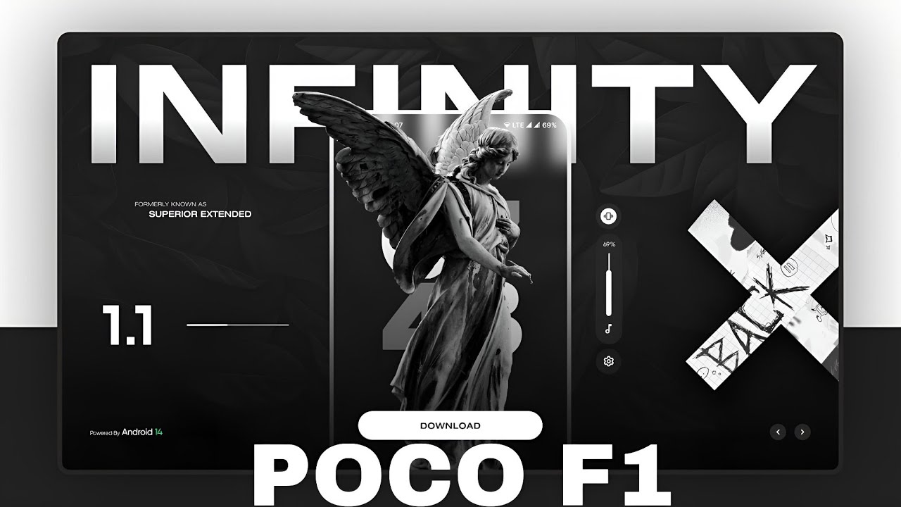 POCO F1 Project Infinity X |v1.1| OFFICIAL | Android 14 New ChangeLog ...