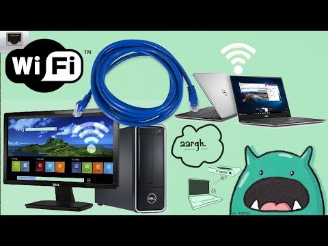 نحوه اشتراک گذاری اینترنت از طریق Wifi از یک کامپیوتر به کامپیوتر دیگر | کابل اترنت |