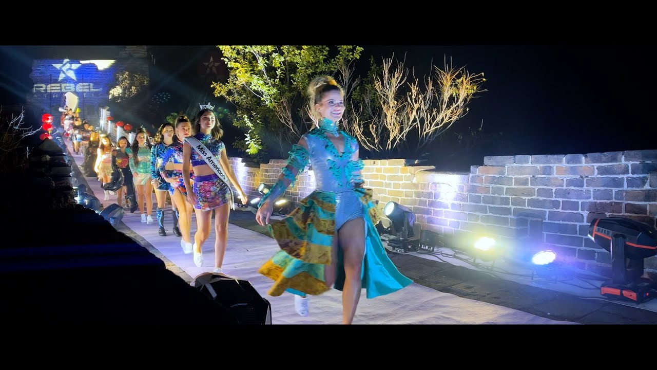 Rebel Athletic Great Wall of China Fashion Show