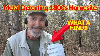 Metal Detecting a 1800s Homesite in Woods