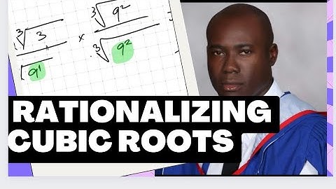 Rationalizing Cubic Roots: Algebra 1 #dellymathsconcepts #fast #cxcmaths #fsa #gcse
