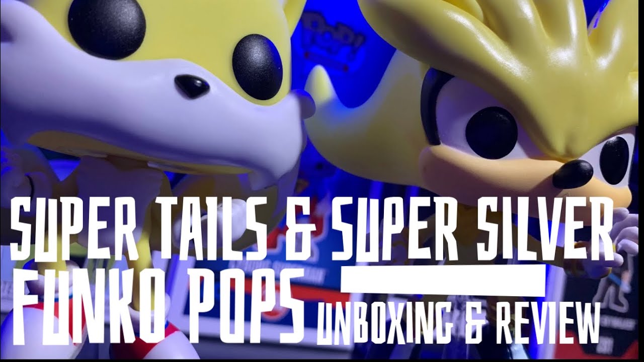 Boneco Funko Pop Sonic Super Tails & Super Silver *SDCC 2020