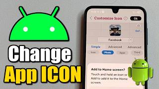 How To Change App Icons On Android - Fast Tutorial