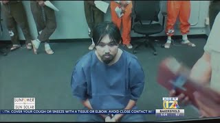 Man accused of driving through crowd of protesters pleaded not guilty to assault and reckless drivin