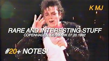 Rare and Interesting Stuff in Michael Jackson’s Performances | Copenhagen, 1992 (Billie Jean)