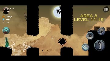 Ninja Arashi Area 3 Level 11-15 Walkthrough | Ninja Arashi No Commentary