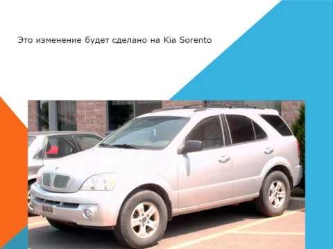 Как заменить воздушный фильтр салонный фильтр пыльцы пыли на Kia Sorento