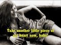 JANIS JOPLIN Piece of my Heart + Lyrics