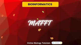 MAFFT I What is MAFFT I MAFFT BI tool I MAAFT stands for I Bioinformatics tool pronunciation I BI