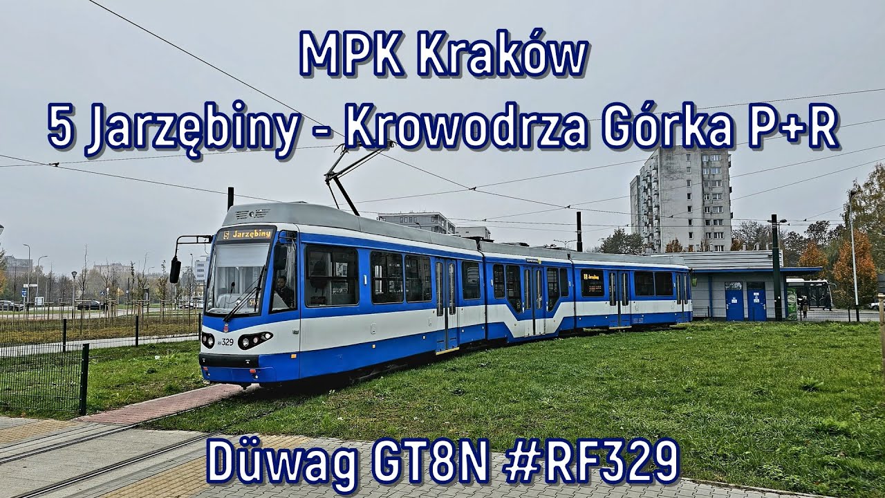 MPK Kraków - linia 5, Düwag GT8N #RF329
