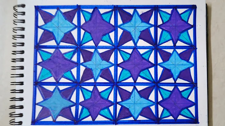 Day 19 of 100 days Blue Color Zentangle Pattern Challenge|| #zentangle #art #doodle @ArtCraftBlissAR