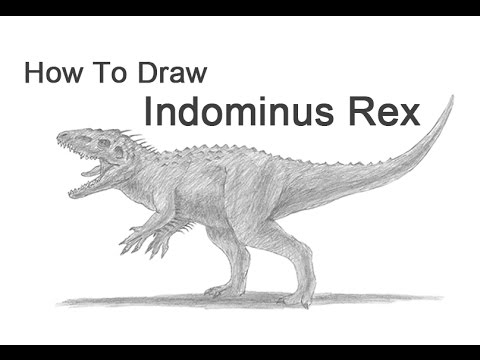 How To Draw Indominus Rex - Youtube