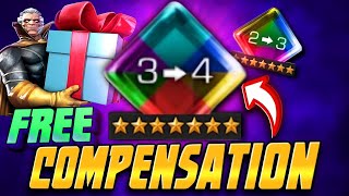 FREE 7-Star Rank up 3→4 Gem 😳 | COMPANSATION !! 