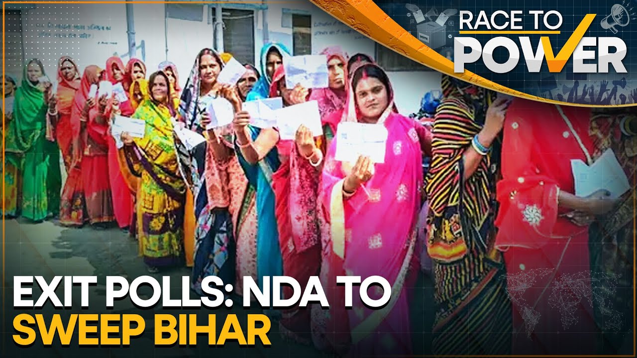 Bihar Election: Exit Polls Project Big Victory for BJP-led NDA in Bihar | Race to power | WION