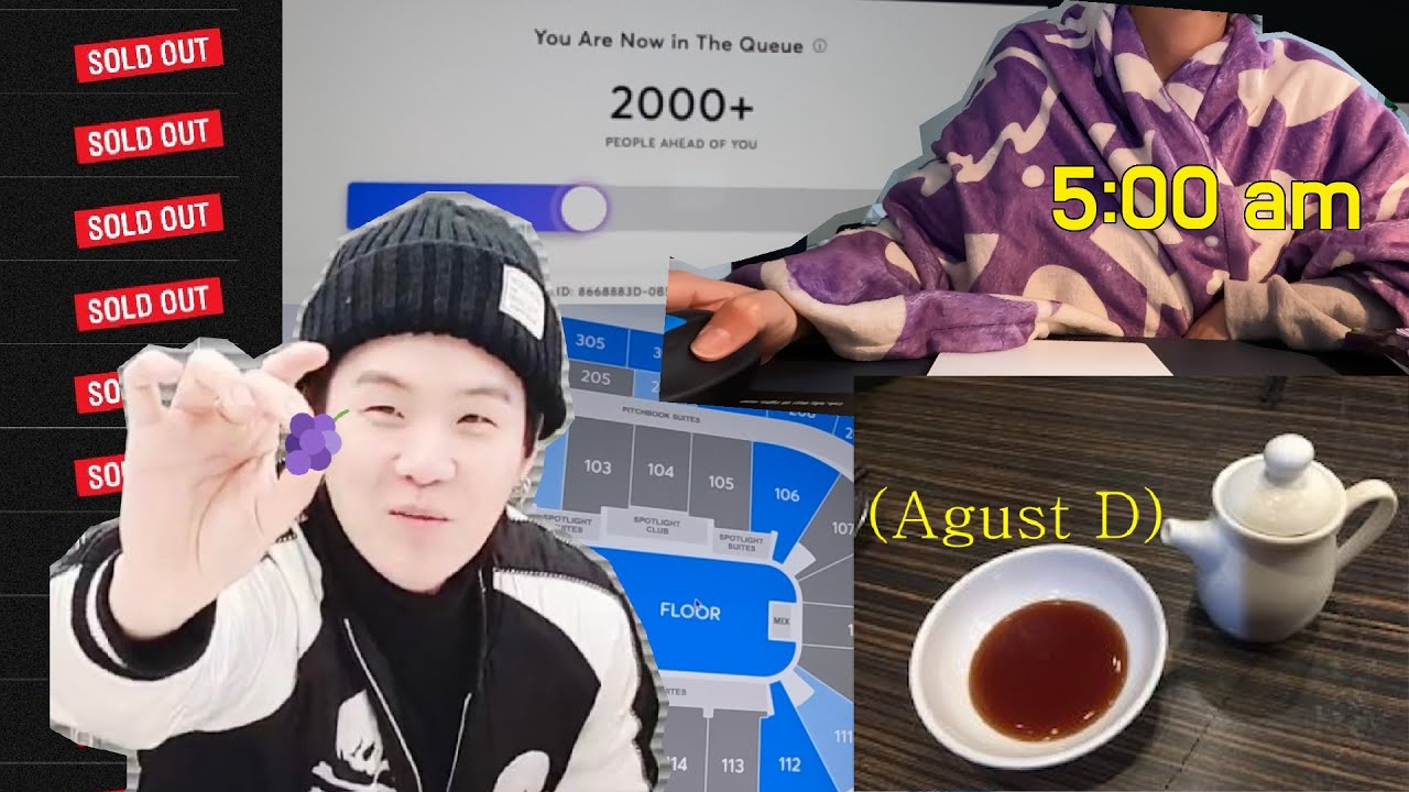 Опыт продажи билетов на концерты Agust D в США!