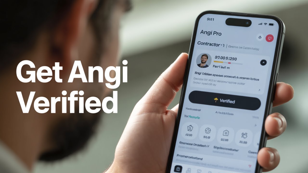 How to verify your Angi contractor account - simple way - YouTube