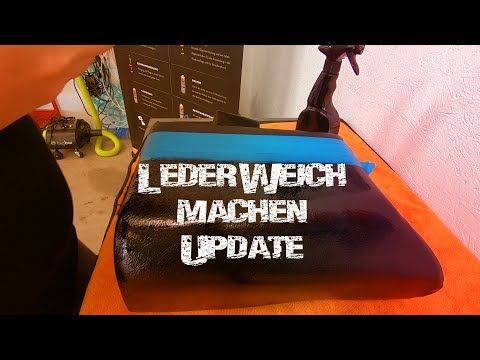 Leder weich machen // Update nach 1,5 Monaten // LMX Ledermax