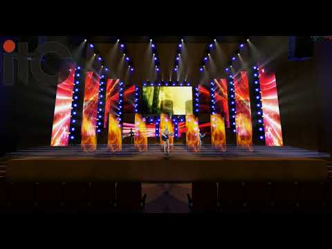 Vis stedet Siege bunker LED Display Screen & Lighting for Stage and Event - YouTube