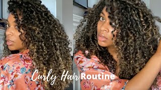 SUPER DEFINED CURLY HAIR ROUTINE 3B/3C HAIR (Finger coiling/Shingling method) | Caché Bisasor by Caché Bisasor 10,397 views 3 years ago 10 minutes, 58 seconds