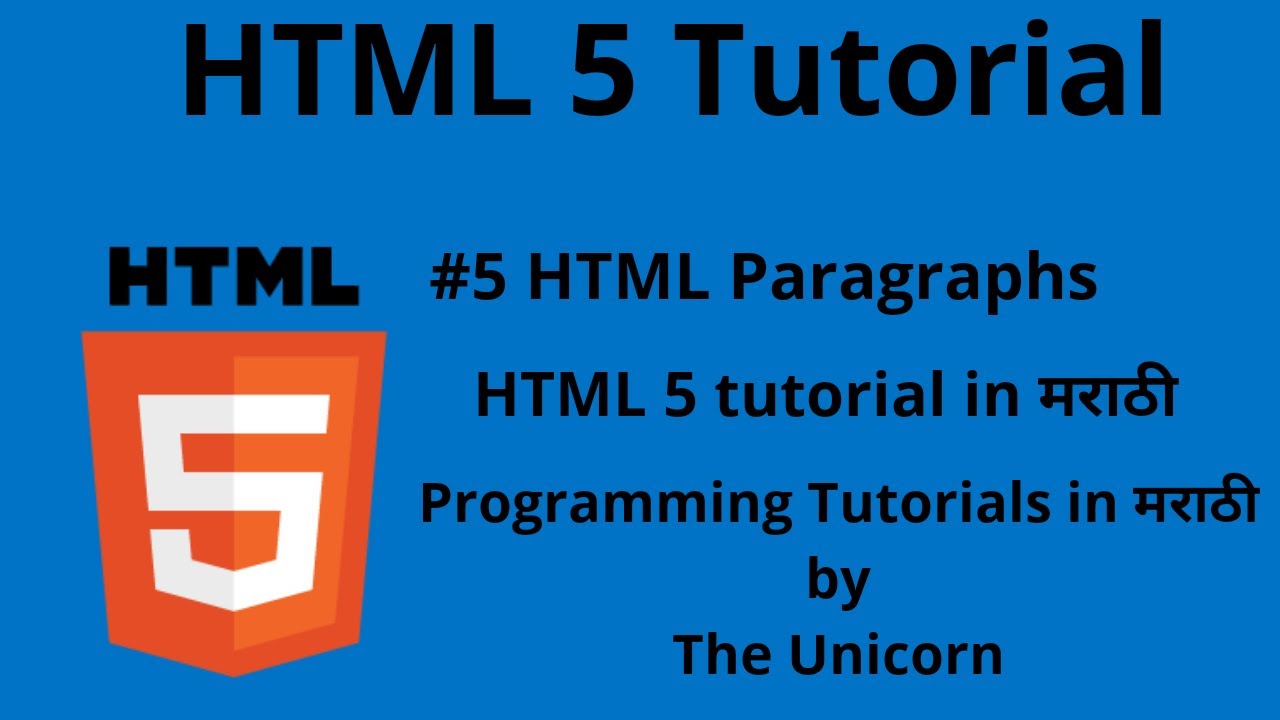 HTML 5 Tutorial - HTML Paragraphs - YouTube