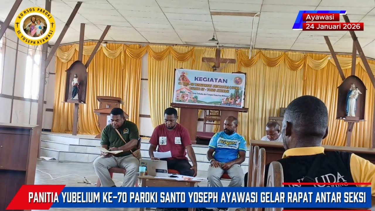 Rapat Panitia Yubelium Ke-70 Paroki Santo Yoseph Ayawasi