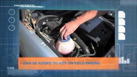How to use K-Seal to stop coolant leaks and fix head gaskets
