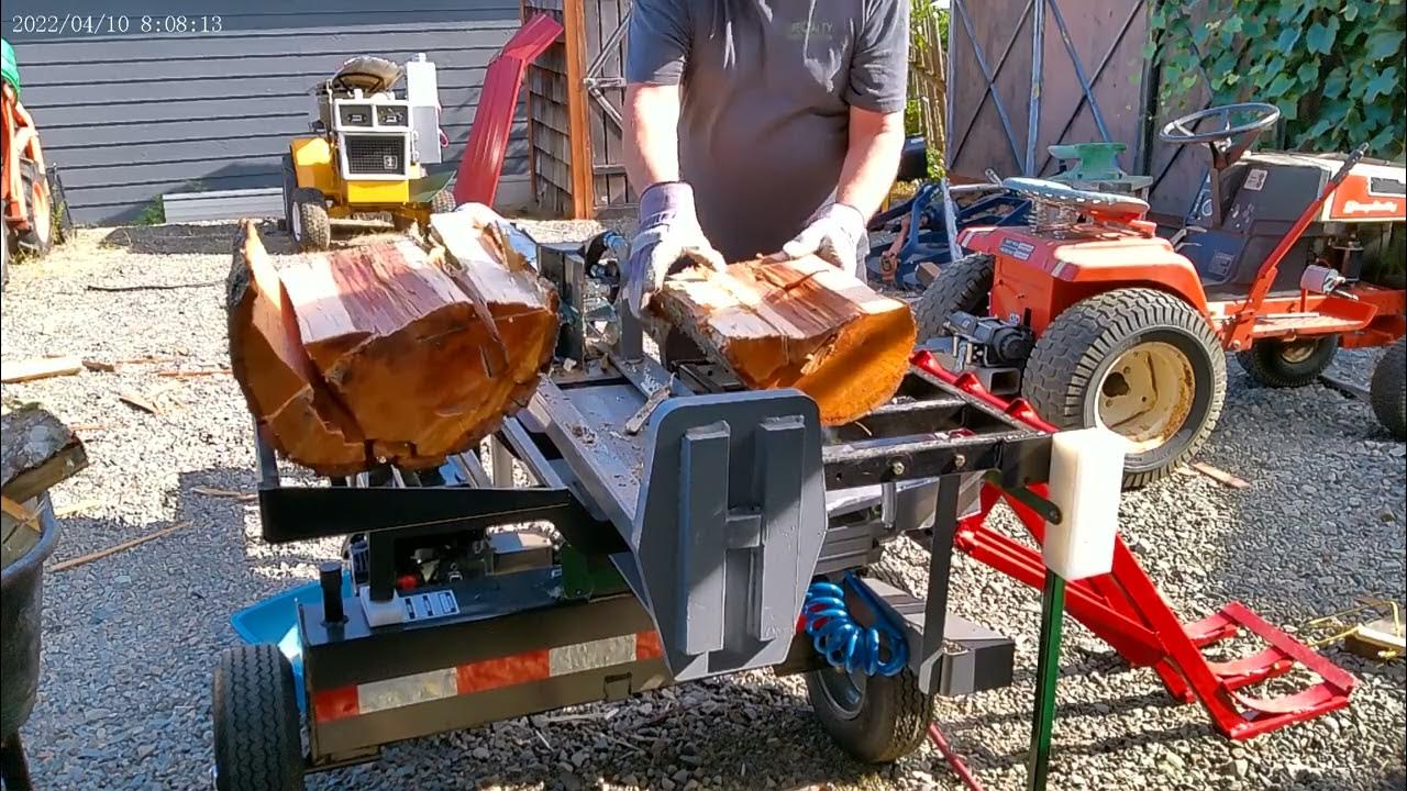 OREGON 3000 30 Ton Log splitter YouTube