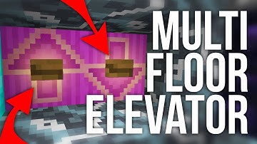 How To Build a Real Working Elevator in Minecraft
