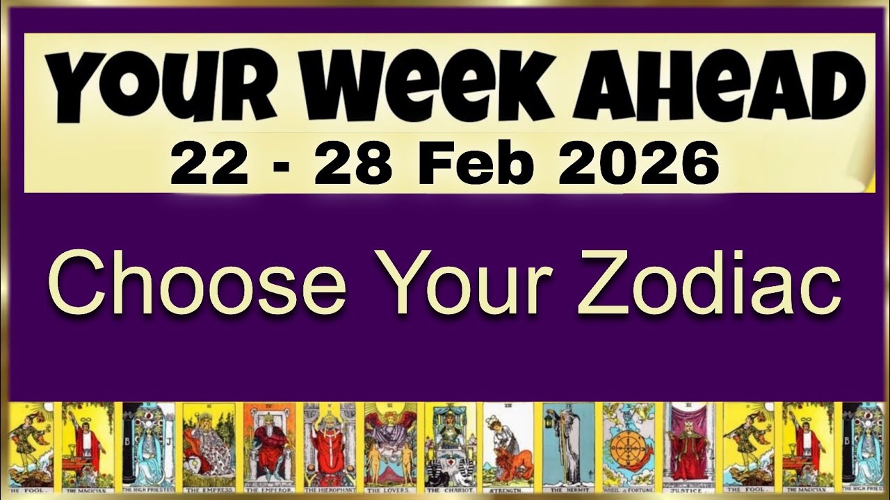 🔮ZODIAC BASED WEEKLY FORECAST🔮22-28 Feb 2026🔮#allsignsreading#zodiac#weeklyhoroscope#weeklyforecast