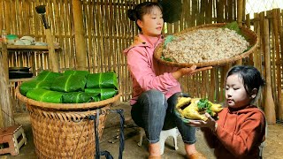 Mai makes five-colored sticky rice to eat and brings it to the market to sell | Tương Thị Mai