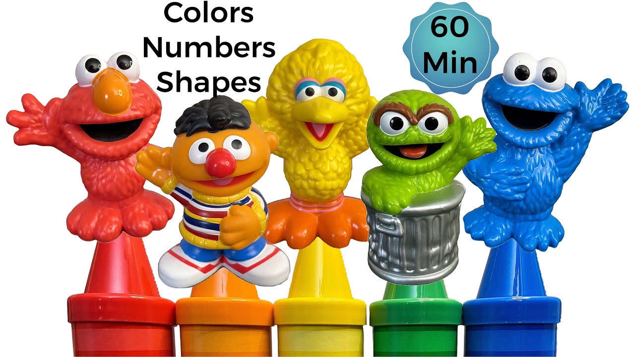 Elmo's Puppy: Color By Numbers, Kids Coloring…