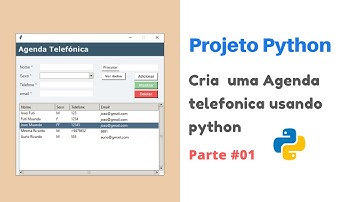Como criar uma agenda telefônica usando python | parte #01