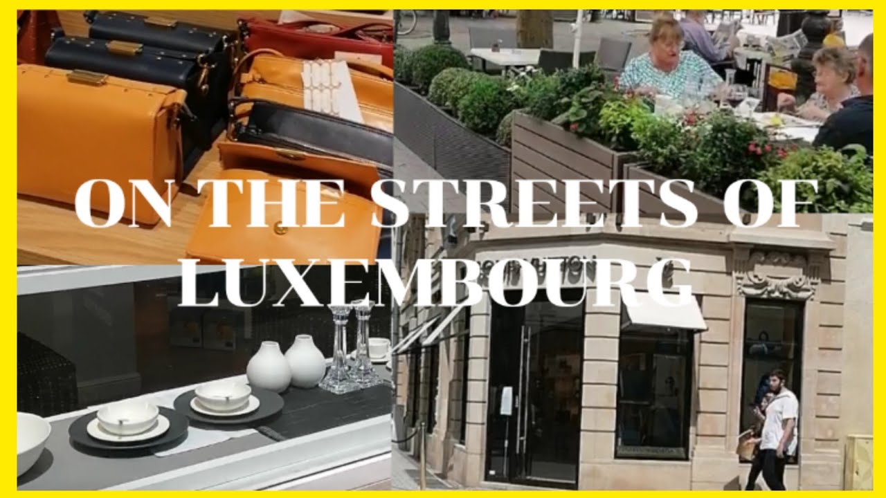 Walking Tour In Luxembourg City 🇱🇺 Shopping Malls A VLOG 🛒☀️