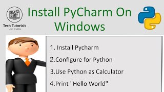 Detailed Download, Install and Setup PyCharm For Python On Windows Profile